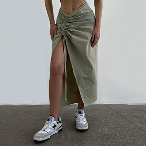 Women's Versatile Midi Skirt – Casual & Elegant