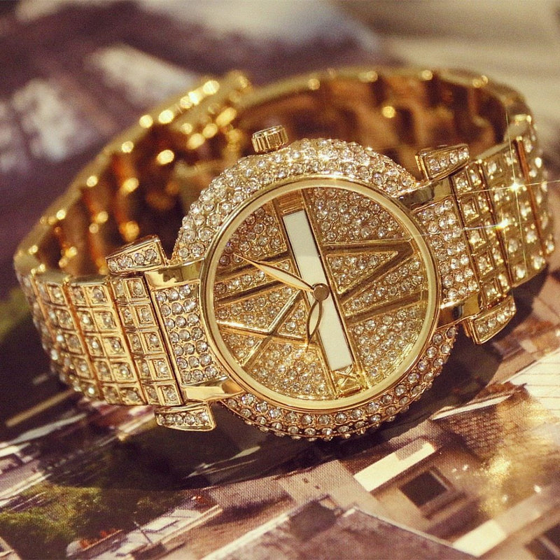 Women's Luxury Watch – Golden & Silvery