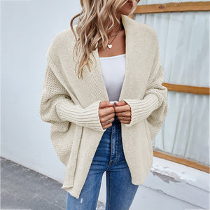 Women's Loose Knitted Sweater – Oversized & Cozy