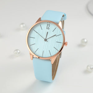 Women’s Personalized Quartz Watch – Minimalist Fashion Leather Strap Wristwatch