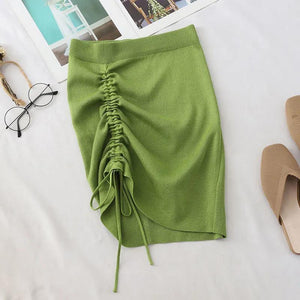 Women's High-Waisted Midi Skirt