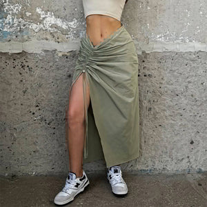 Women's Versatile Midi Skirt – Casual & Elegant