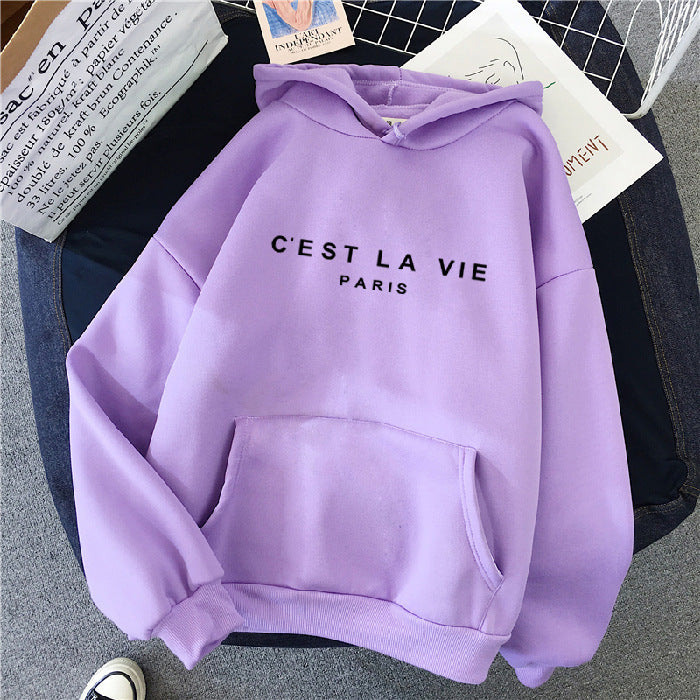 Women's Loose Fit Hoodie Sweater – Oversized Style