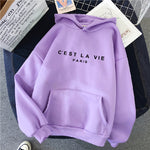Women's Loose Fit Hoodie Sweater – Oversized Style