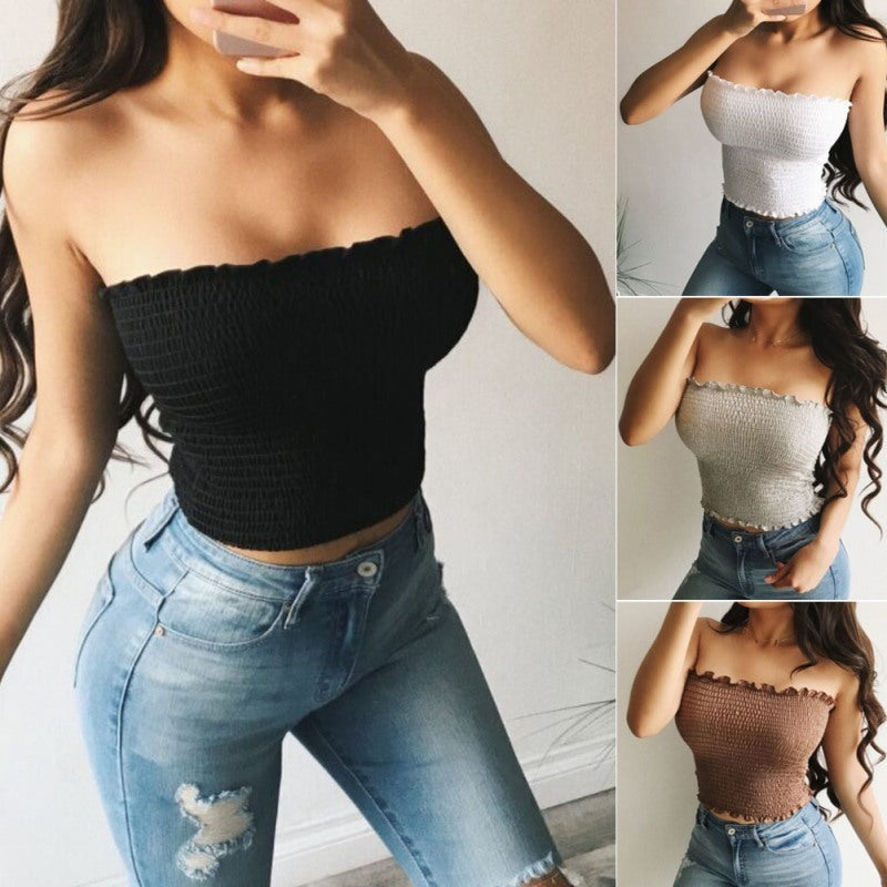 Women's Sleeveless Crop Top – Summer Essential