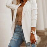 Women’s Business Blazer Slim Fit Long Sleeve Office Jacket Elegant Casual Spring Autumn Blazer