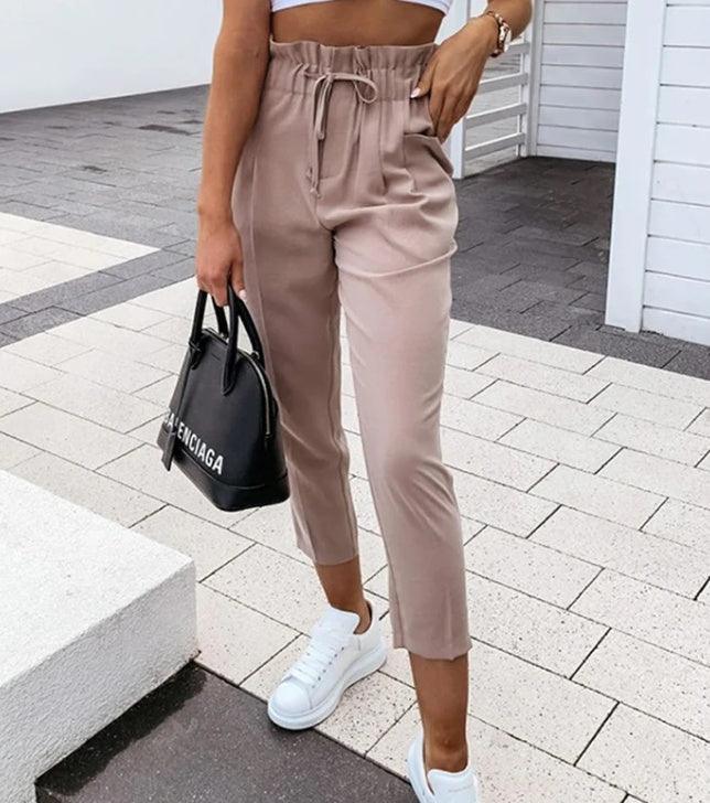 Women's Straight Leg Casual Pants – Relaxed Fit
