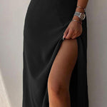 Women’s Midi Slip Dress Irregular Hem Summer Spaghetti Strap Floral Casual Dress