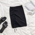 Women's High-Waisted Midi Skirt