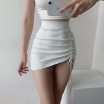 Women's High-Waisted Midi Skirt