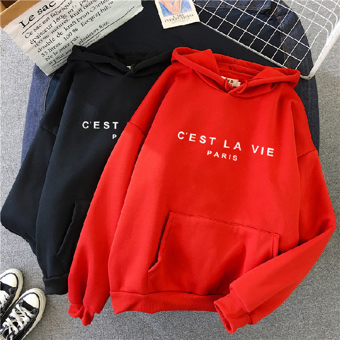 Women's Loose Fit Hoodie Sweater – Oversized Style