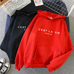Women's Loose Fit Hoodie Sweater – Oversized Style