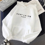 Women's Loose Fit Hoodie Sweater – Oversized Style