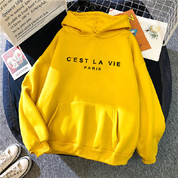 Women's Loose Fit Hoodie Sweater – Oversized Style