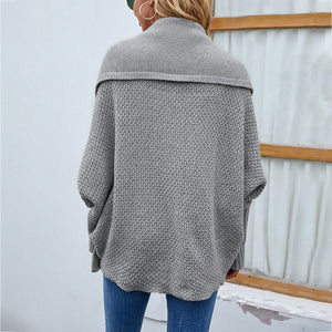 Women's Loose Knitted Sweater – Oversized & Cozy