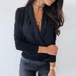 Women's Deep V-Neck Shirt – Sexy & Elegant