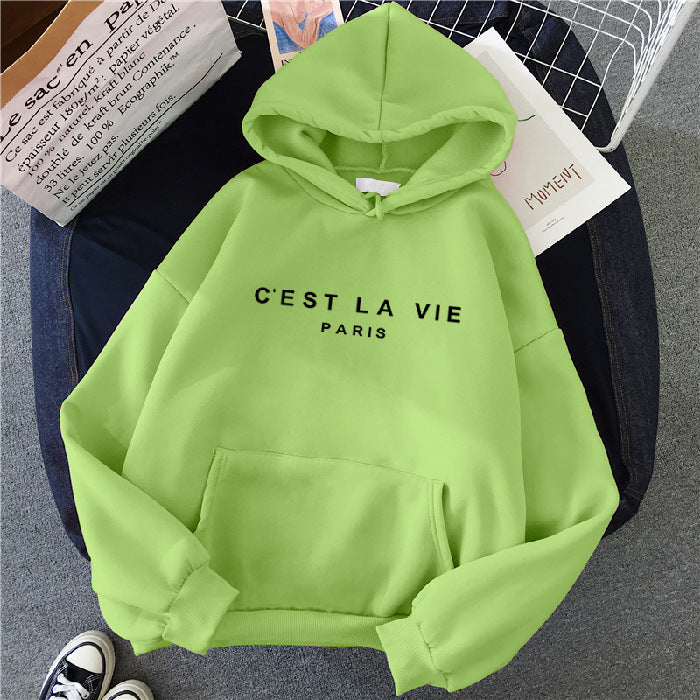 Women's Loose Fit Hoodie Sweater – Oversized Style
