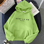 Women's Loose Fit Hoodie Sweater – Oversized Style