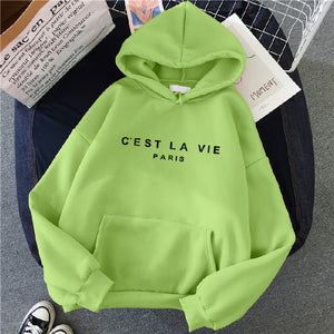 Women's Loose Fit Hoodie Sweater – Oversized Style