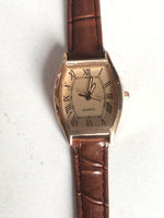 Women’s Classic Quartz Watch – Elegant Oval Dial Faux Leather Strap Casual Wristwatch