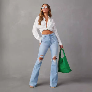 Women's Wide-Leg Jeans – Relaxed Fit