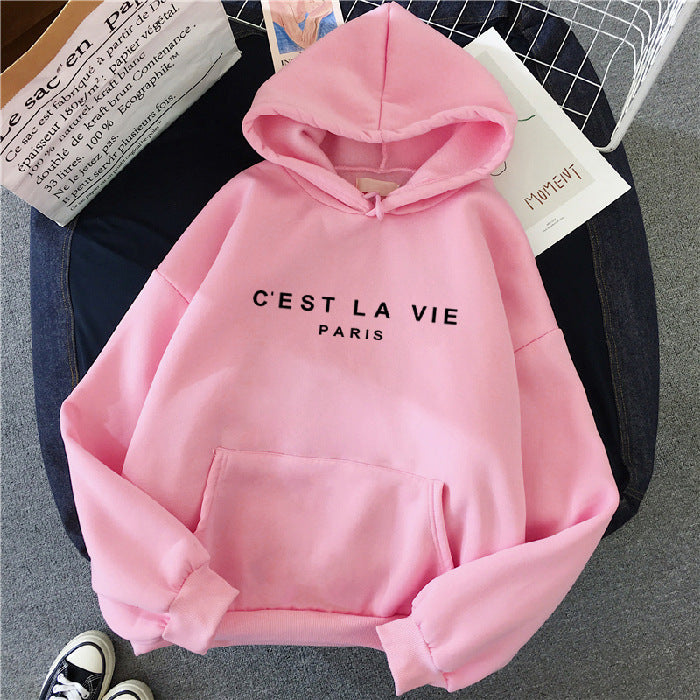 Women's Loose Fit Hoodie Sweater – Oversized Style