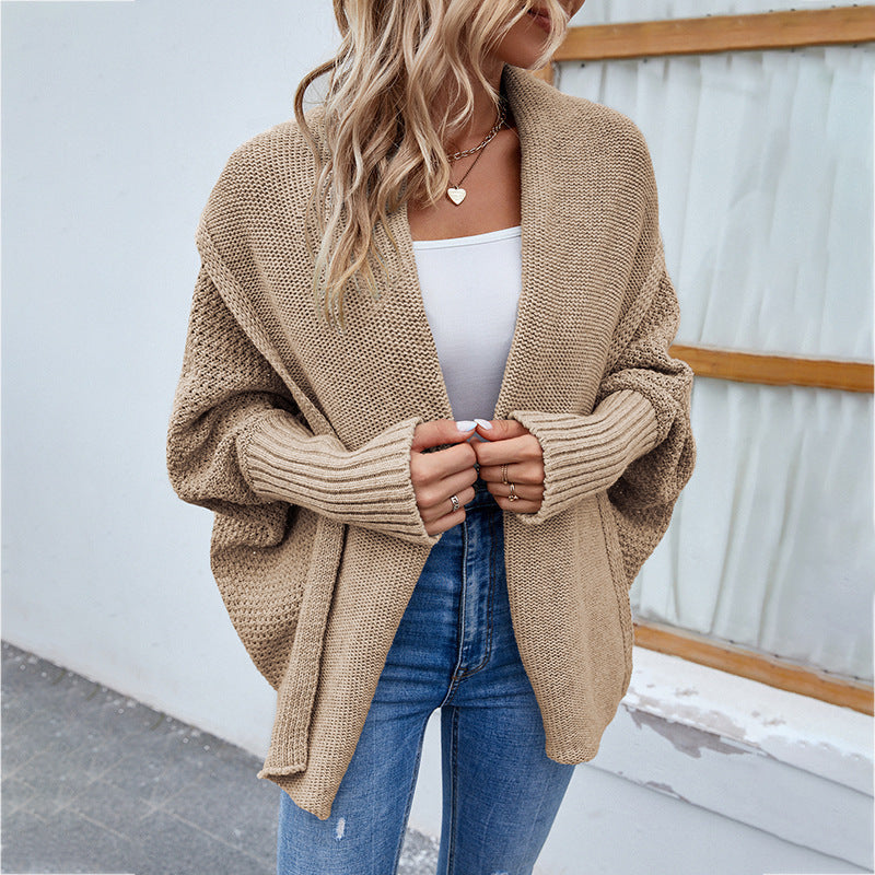 Women's Loose Knitted Sweater – Oversized & Cozy