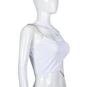 Women's Classic Cropped Top – Black & White