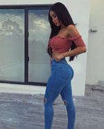 Women's High-Waisted Pants – Slim & Comfortable
