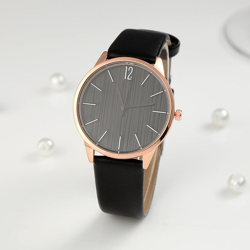 Women’s Personalized Quartz Watch – Minimalist Fashion Leather Strap Wristwatch