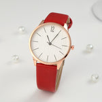 Women’s Personalized Quartz Watch – Minimalist Fashion Leather Strap Wristwatch