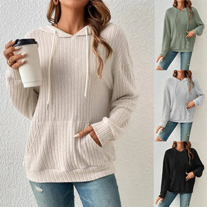 Women's Long Sleeve Hoodie – Cozy & Casual