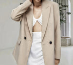 Women's Casual Double-Breasted Blazer