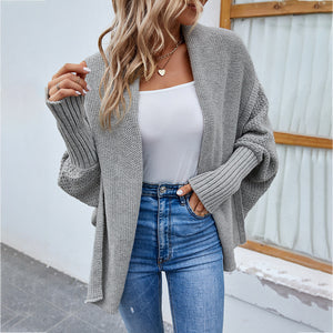 Women's Loose Knitted Sweater – Oversized & Cozy