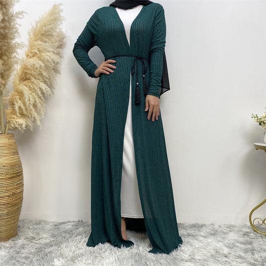 Women's Long Sleeve Knit Robe