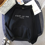 Women's Loose Fit Hoodie Sweater – Oversized Style