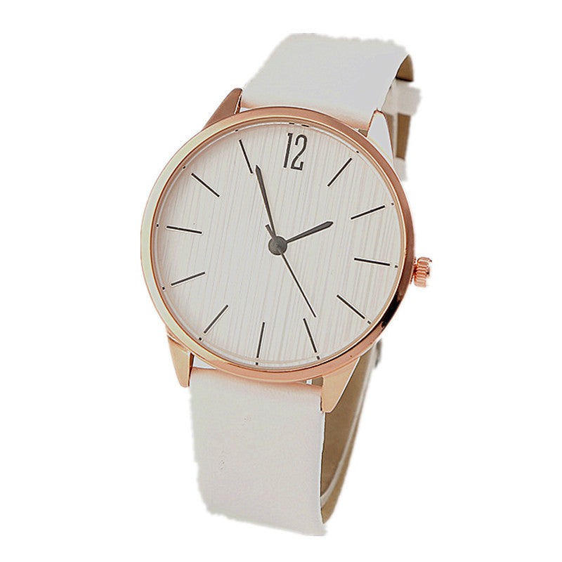 Women’s Personalized Quartz Watch – Minimalist Fashion Leather Strap Wristwatch