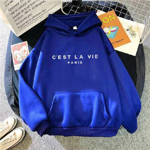 Women's Loose Fit Hoodie Sweater – Oversized Style