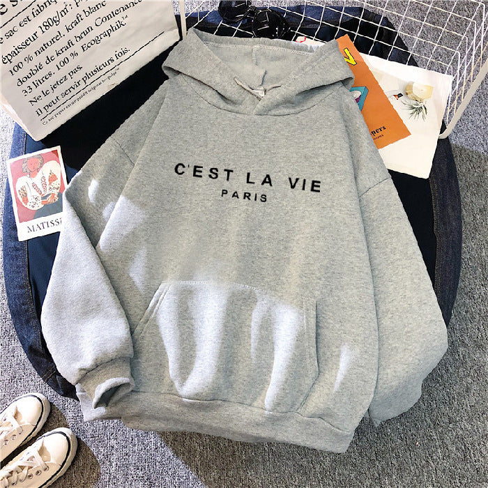 Women's Loose Fit Hoodie Sweater – Oversized Style
