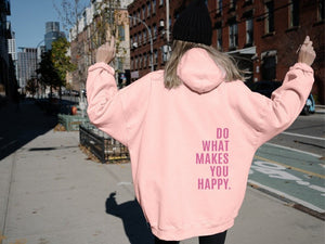 Women's Loose Fit Printed Sports Hoodie