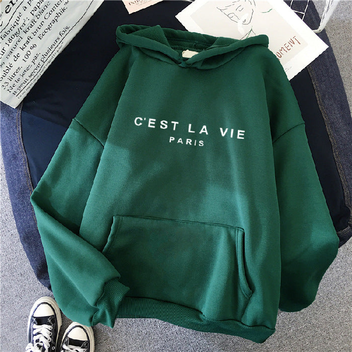 Women's Loose Fit Hoodie Sweater – Oversized Style